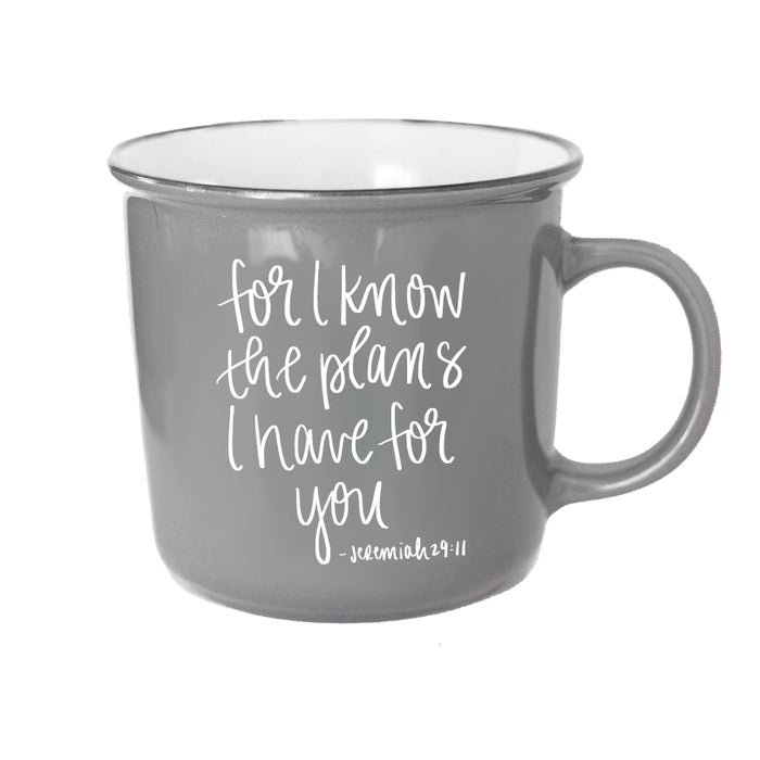 I know the Plans Stainless Steel Travel Mug With Handle - Jeremiah