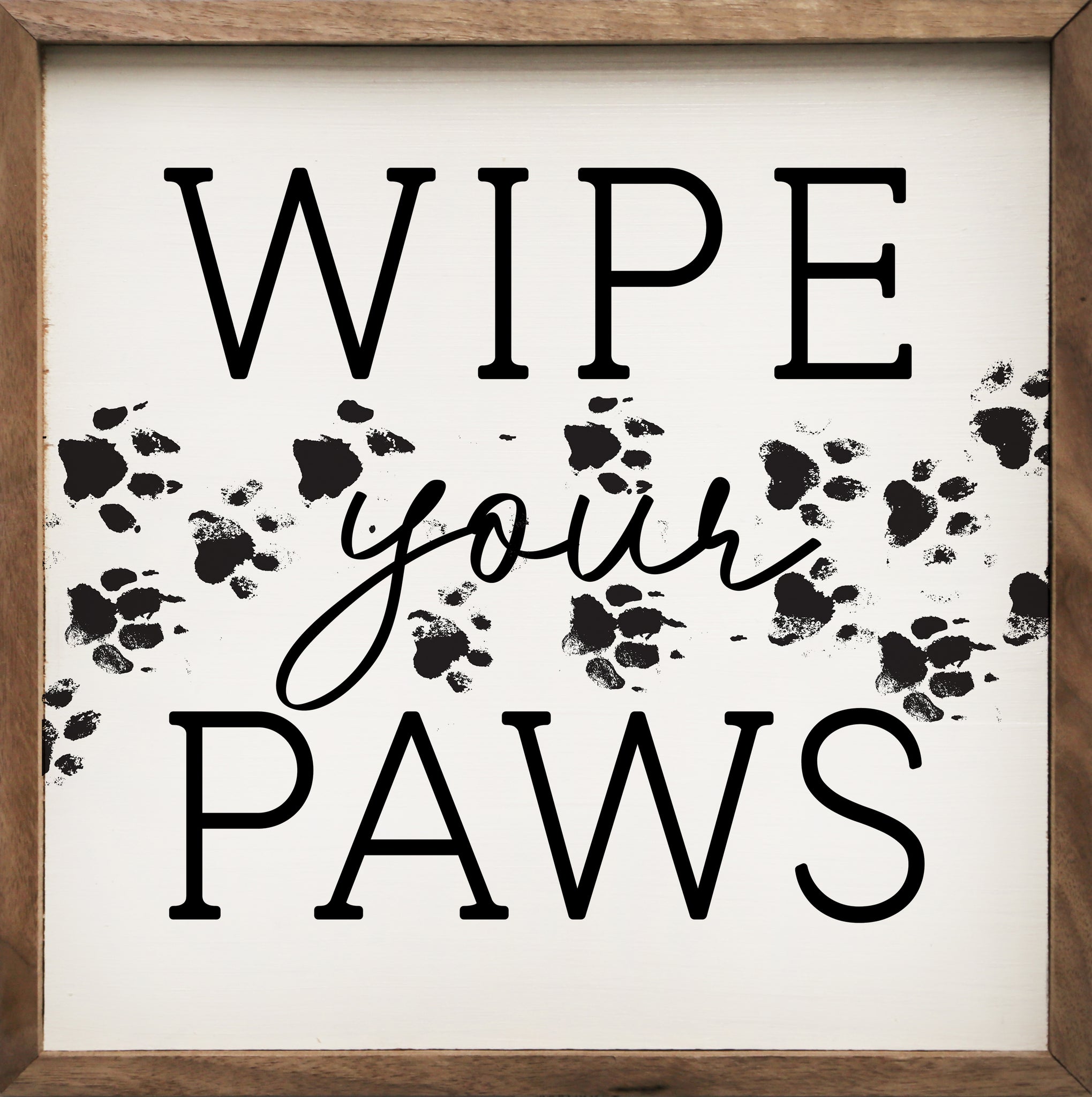 Wipe Your Paws White