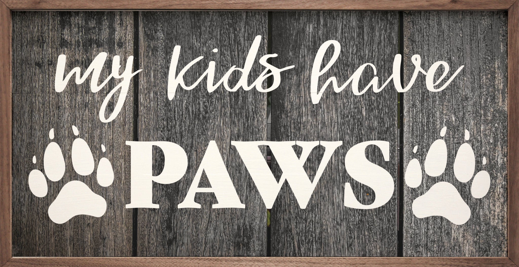 My Kids Have Paws Black