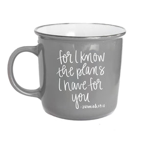 For I Know The Plans Jeremiah 29:11 Scripture Campfire Coffee Mug