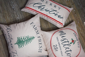 Christmas Trees- Farm Fresh Pillow Cover 17 x 17”