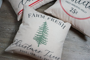 Christmas Trees- Farm Fresh Pillow Cover 17 x 17”