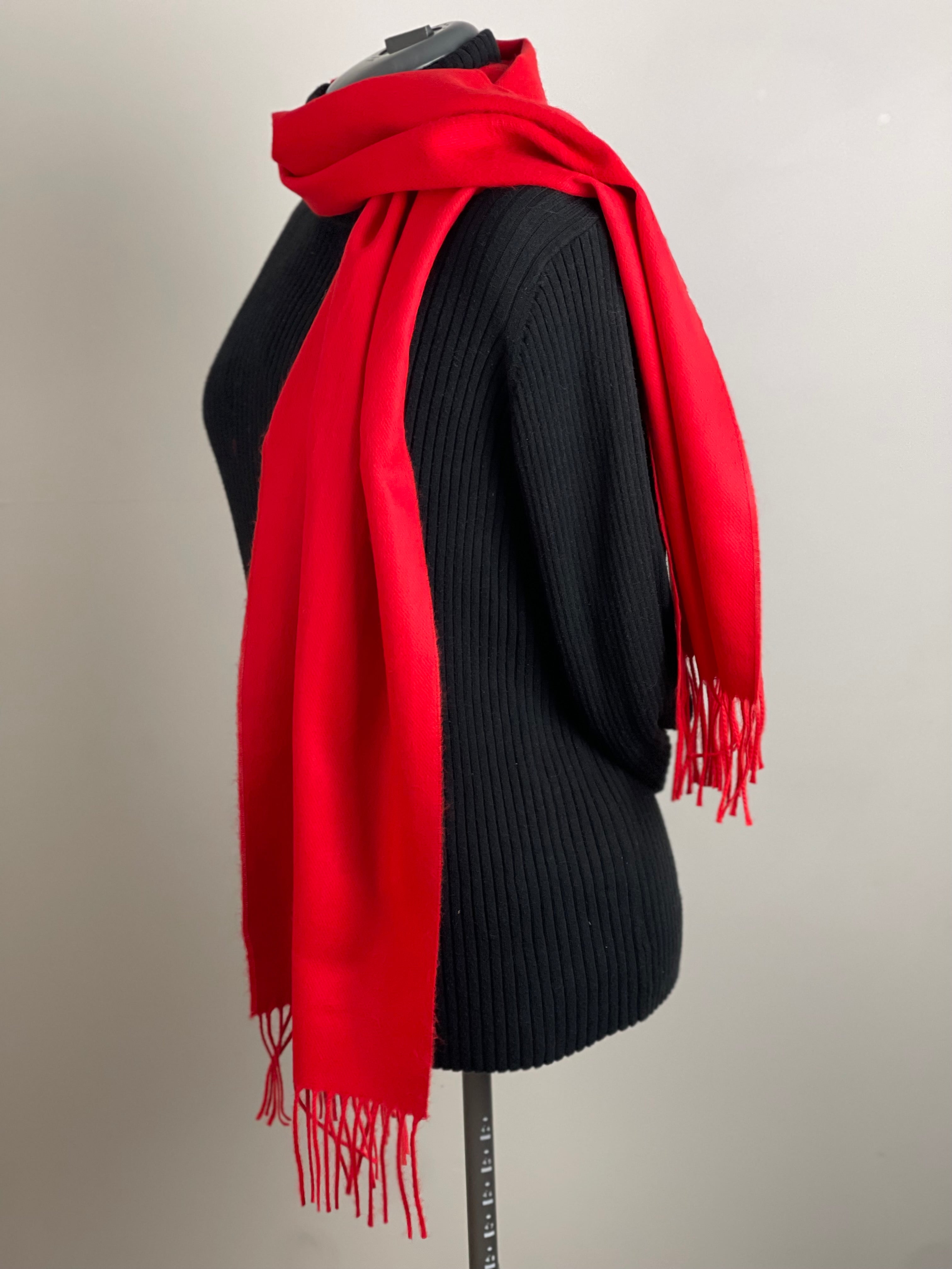 Cashmere Red Scarf