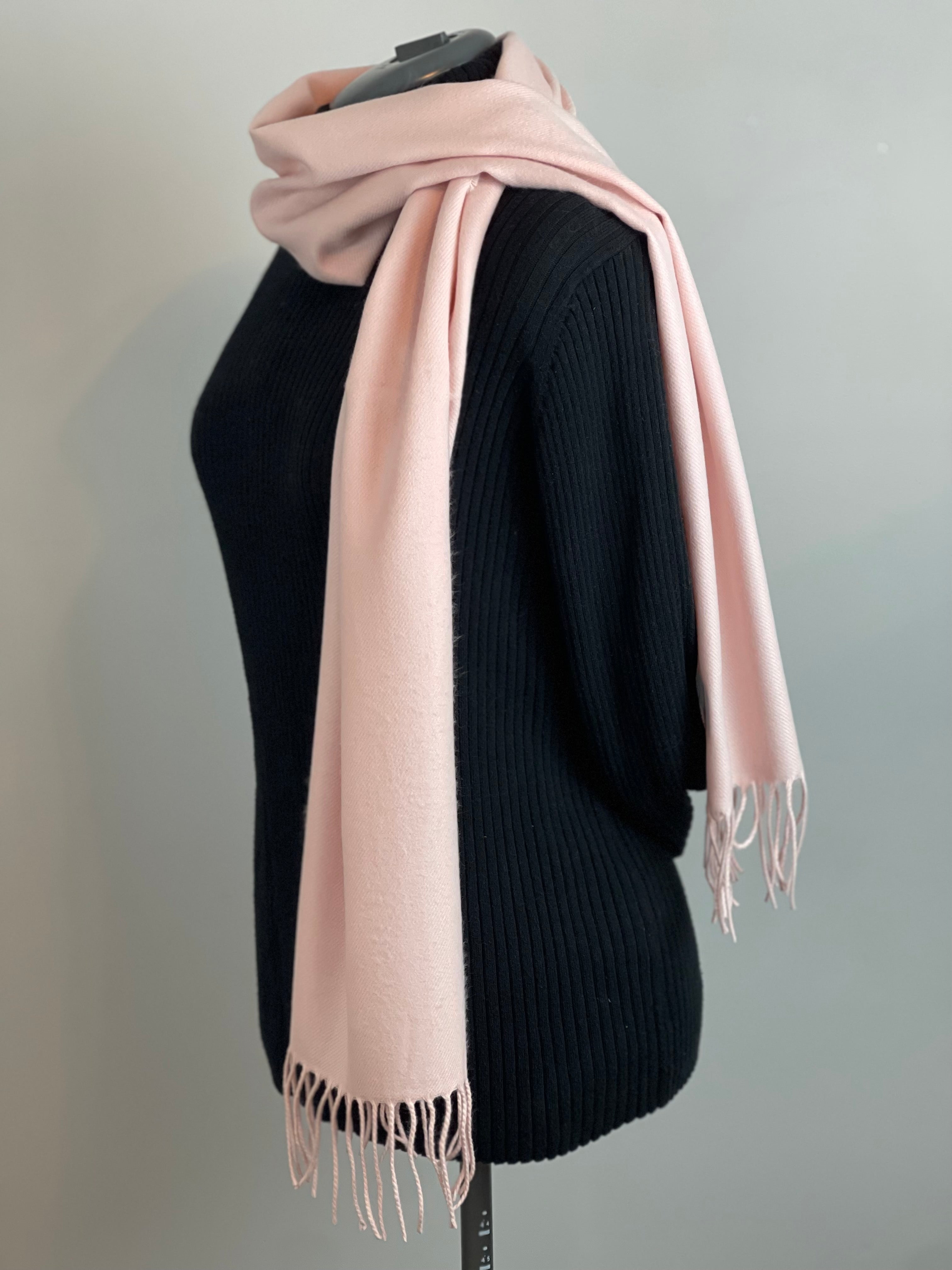 Cashmere Light Pink Scarf - Main Image