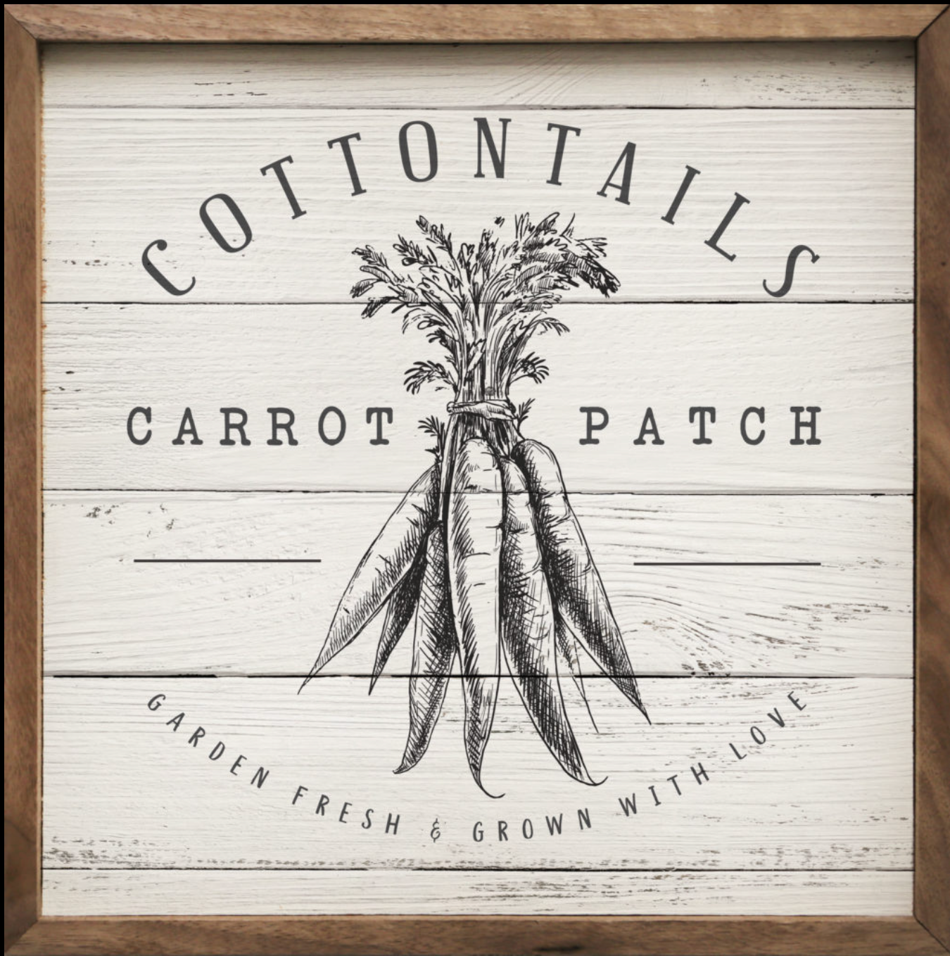 Cottontails Carrot Patch Whitewash