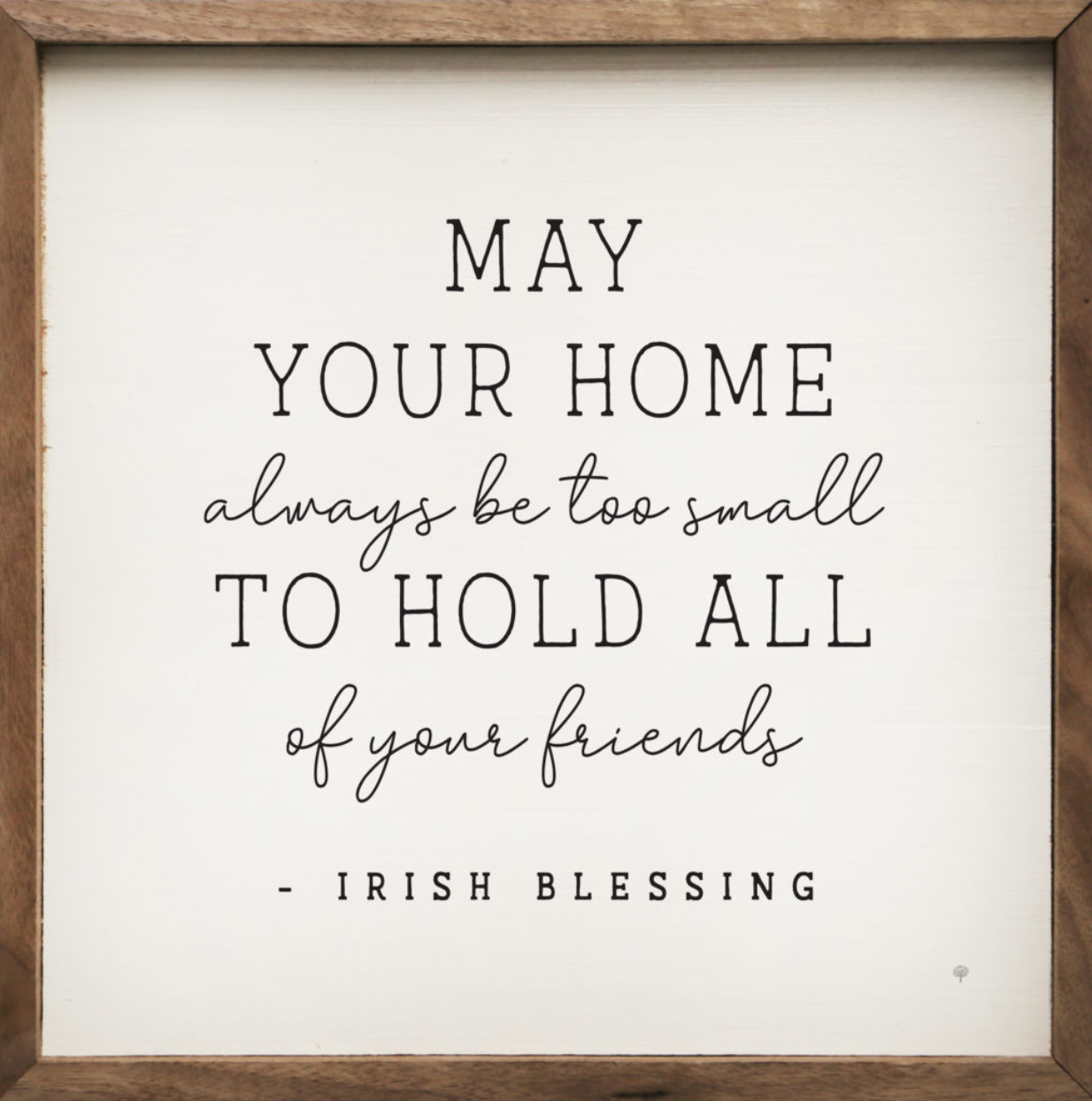 May Your Home Irish Blessing White