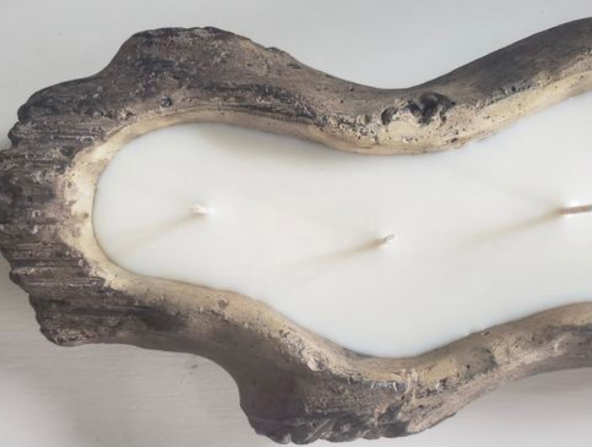Faux Log Candle